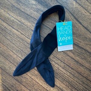 Headbands of Hope Black Tie Headband-one size